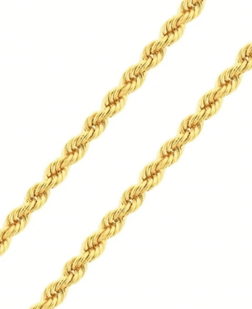 Corrente Cordão Baiano 2,5mm. 60cm - Ouro 5mls