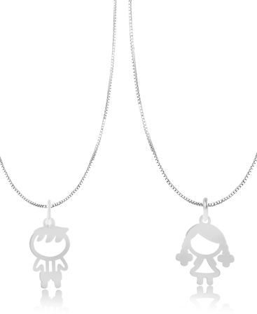 Pingente Boneco PRATA 925 - PGP015