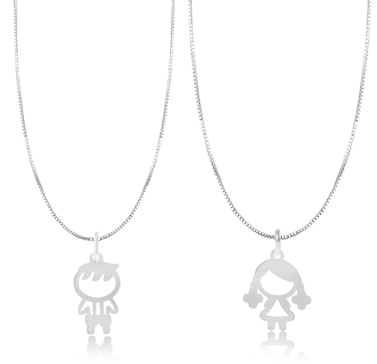 Pingente Boneco PRATA 925 - PGP015
