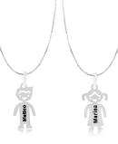 Colar Filhos PRATA 925 - PGP016