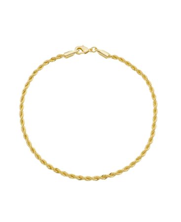 Pulseira Cordão Baiano 19cm.