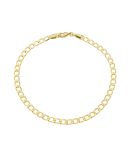 Pulseira  Grummet Média. Adulto 19cm - Ouro 10mls