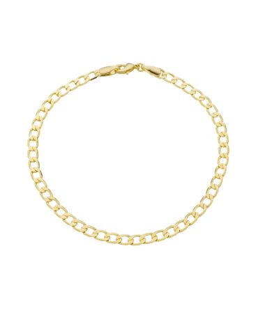 Pulseira  Grummet Média. Adulto 19cm - Ouro 10mls
