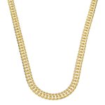 Corrente Grumet Dupla Grossa 7mm. 45cm - Ouro 5mls
