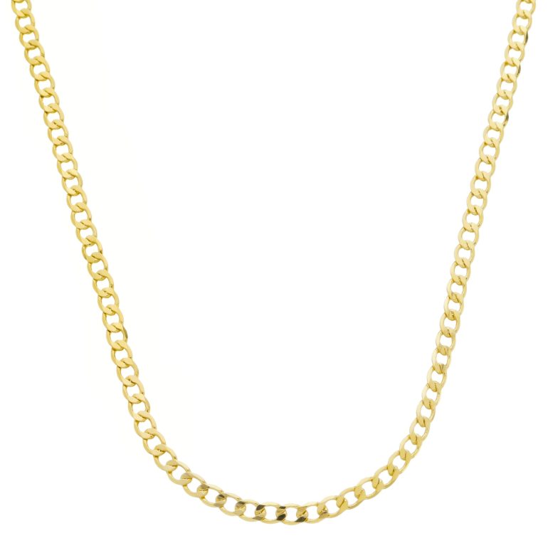 Corrente Grumet Fina 2,5mm. 60cm - Ouro 10mls