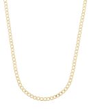 Corrente Grumet Fina 2,5mm. 60cm - Ouro 10mls
