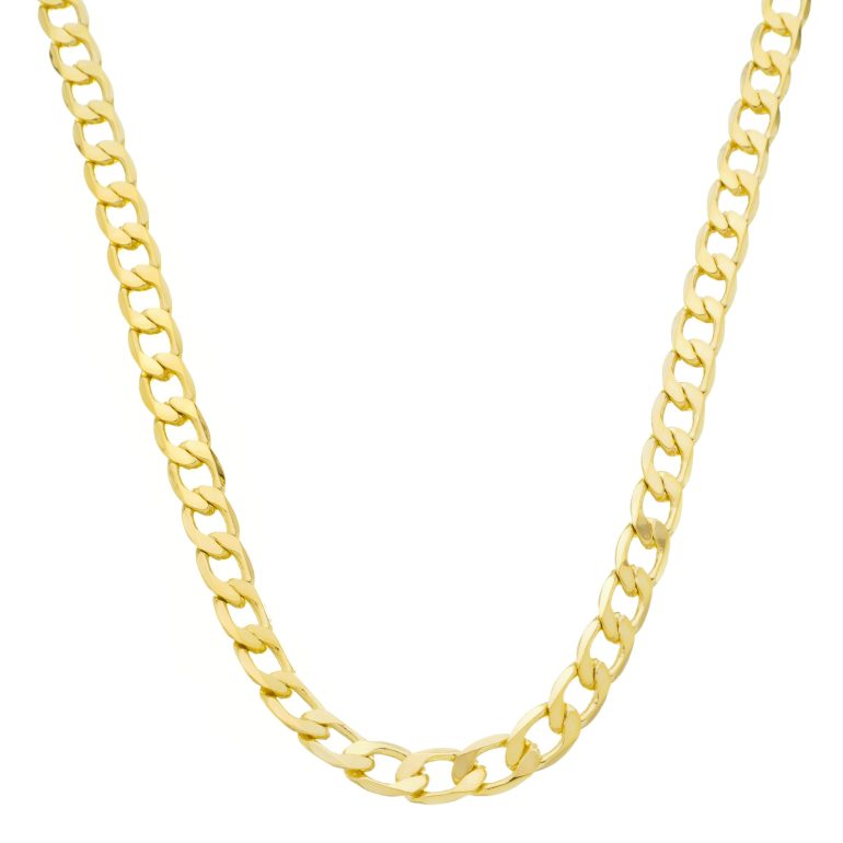 Corrente Grumet Grossa 6mm. 50cm -  Ouro 5mls