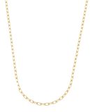 Corrente Cadeado Diamantada 50cm - Ouro 10mls