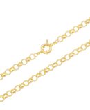 Corrente Elo Port. Grossa 6,0mm. 60cm - Ouro 5mls