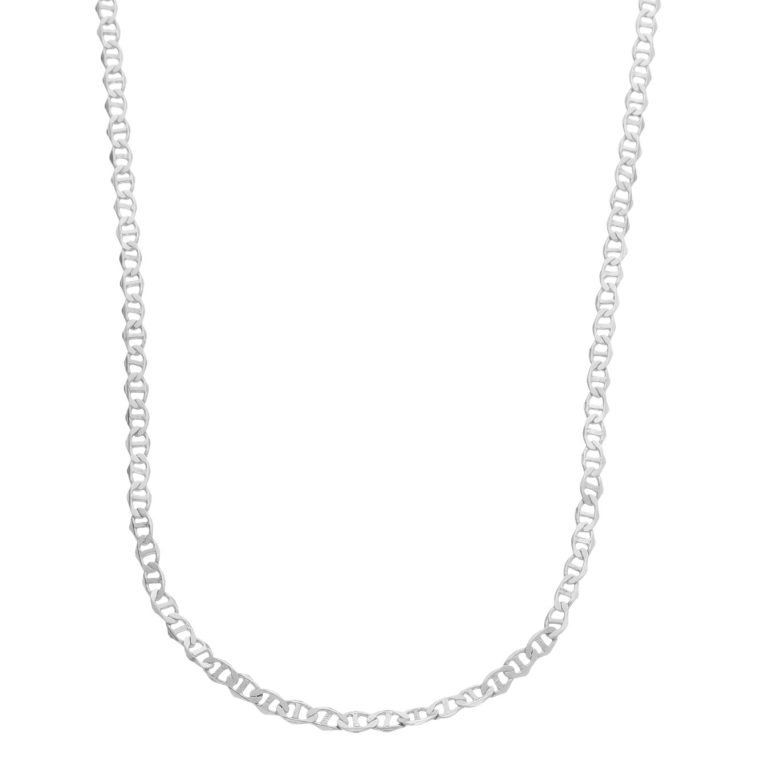 Corrente Gucci fina 2,4mm. 45cm - Ródio