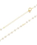 Corrente Pérolas 45cm - Ouro 10mls