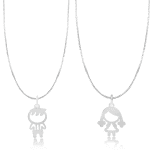 Pingente Boneco - PRATA 925 - PGP006