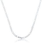 Corrente 3x1 Fina 2,5mm. 60cm. Prata 925