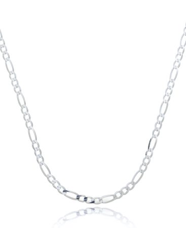 Corrente 3x1 Fina 2,5mm. 60cm. Prata 925