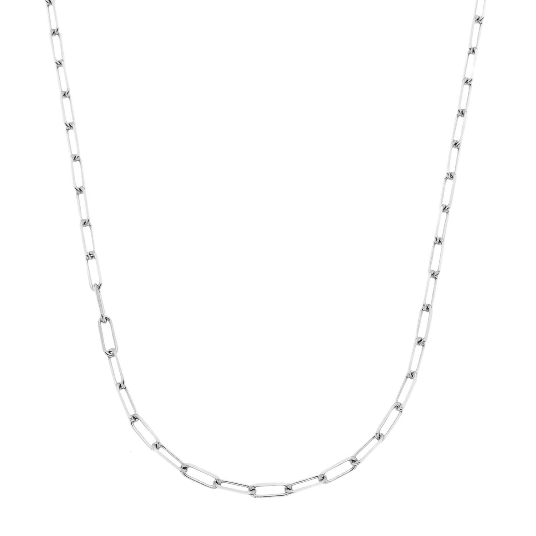 Corrente Cartier Fina 2,5mm. 60cm. Prata 925