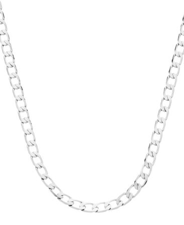 Corrente Grumet Média 4mm. 60cm. Prata 925