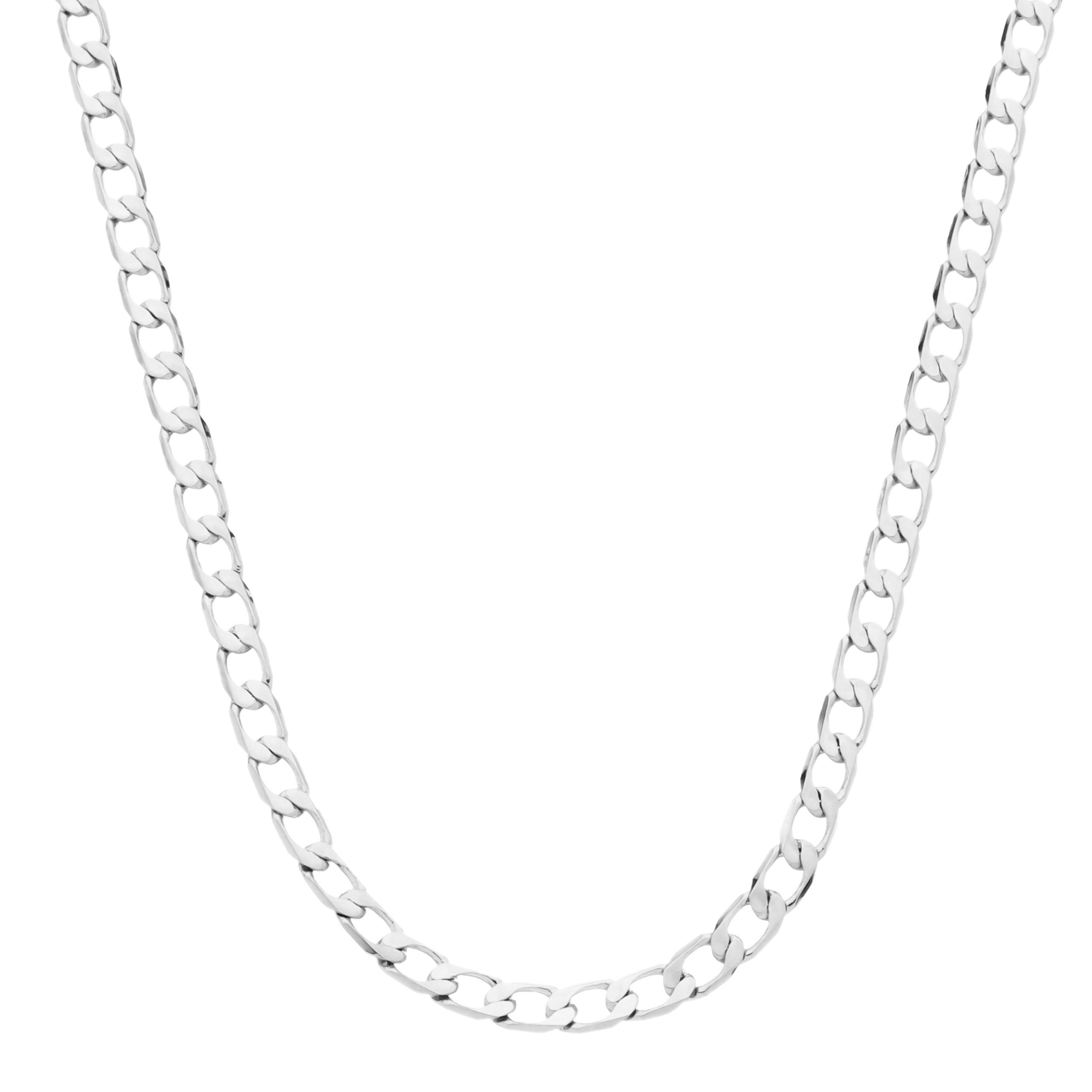 Corrente Grumet Média 4mm. 60cm. Prata 925