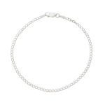 Pulseira Grumet  Fina 2,5mm. Prata 925 - PCP001