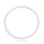 Pulseira Grumet Média 4mm. Prata 925 - PCP002