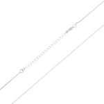 Corrente Veneziana 40+5cm Prata 925