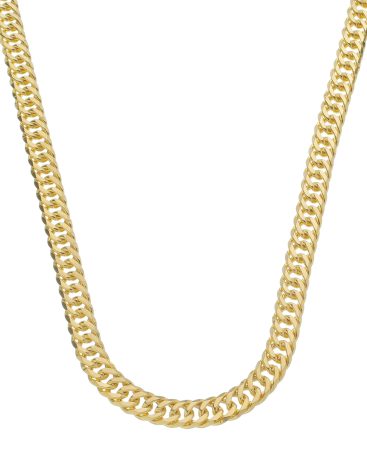 Corrente Grumet Dupla Grossa 7mm. 45cm - Ouro 10mls