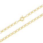 Corrente Elo Port. Grossa 6,0mm. 50cm. - Ouro 5mls