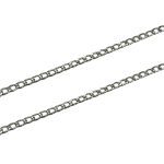 Corrente Grumet Média 2,0mm 60cm - Inox