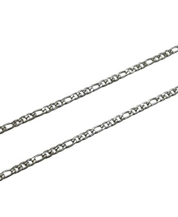 Corrente 3x1 Grossa 5,0mm 60cm - Inox