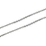 Corrente Cadeadinho Média 2,0mm 60cm - Inox