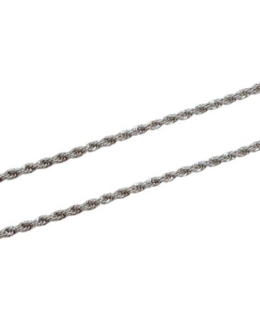 Corrente Cordão Baiano 2,5mm 45cm - Inox