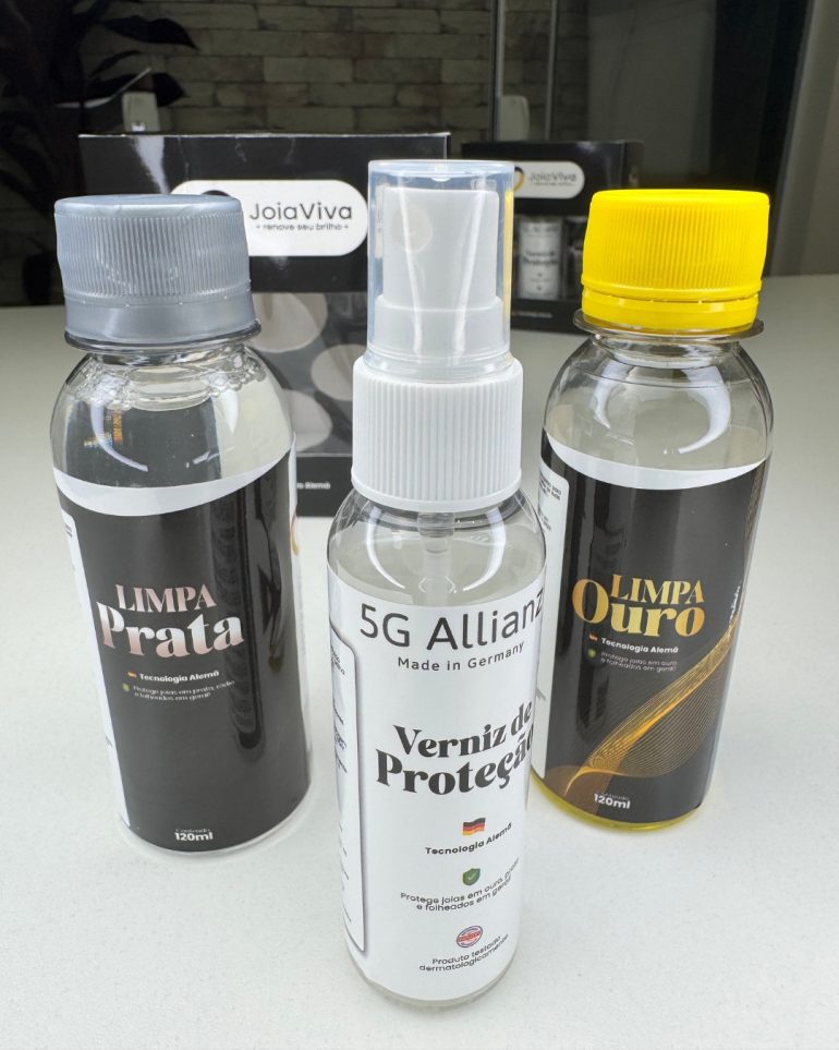 Kit Joia Viva Limpador e Verniz